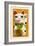 Maneki Neko - Woodblock-Lantern Press-Framed Art Print