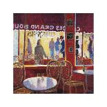 Cafe Le Boulevard, Paris-Manel Doblas-Framed Giclee Print