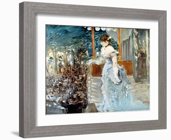 Manet: Cafe-Concert, 1879-Edouard Manet-Framed Giclee Print