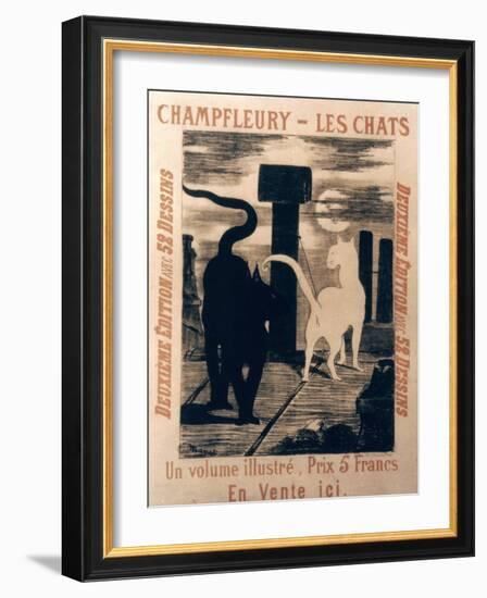 Manet: Cats Poster, 1868-Edouard Manet-Framed Giclee Print