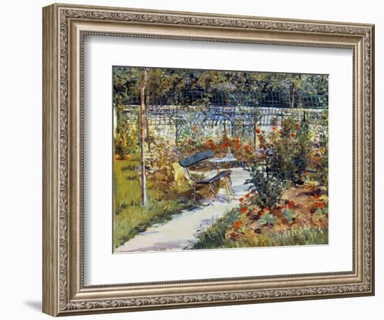 Manet: Garden, 1881-Edouard Manet-Framed Giclee Print