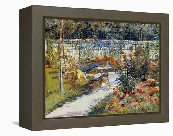 Manet: Garden, 1881-Edouard Manet-Framed Premier Image Canvas