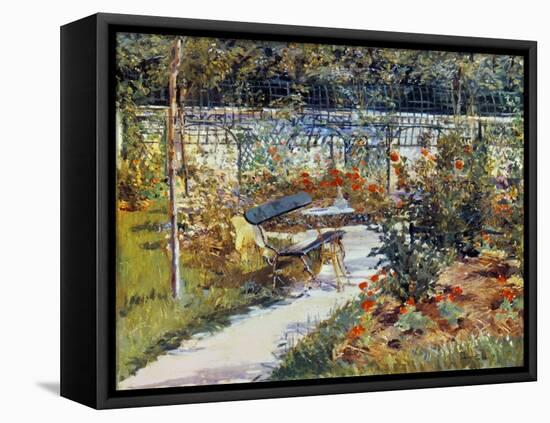 Manet: Garden, 1881-Edouard Manet-Framed Premier Image Canvas