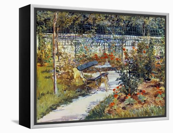 Manet: Garden, 1881-Edouard Manet-Framed Premier Image Canvas