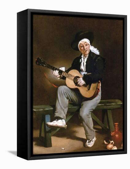 Manet: Guitarero-Edouard Manet-Framed Premier Image Canvas