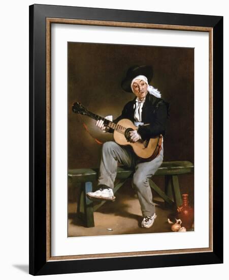 Manet: Guitarero-Edouard Manet-Framed Giclee Print