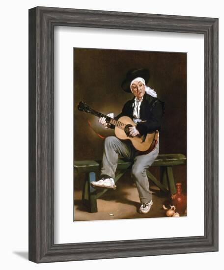 Manet: Guitarero-Edouard Manet-Framed Giclee Print