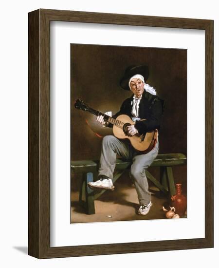 Manet: Guitarero-Edouard Manet-Framed Giclee Print