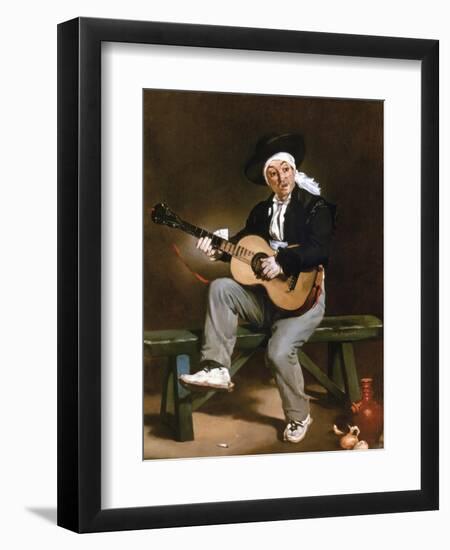 Manet: Guitarero-Edouard Manet-Framed Giclee Print