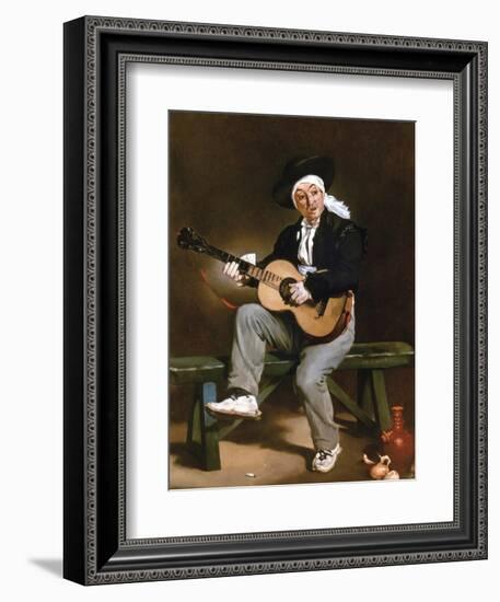 Manet: Guitarero-Edouard Manet-Framed Giclee Print