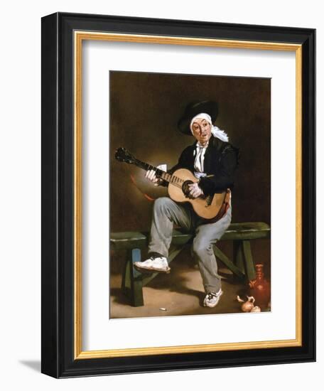 Manet: Guitarero-Edouard Manet-Framed Giclee Print