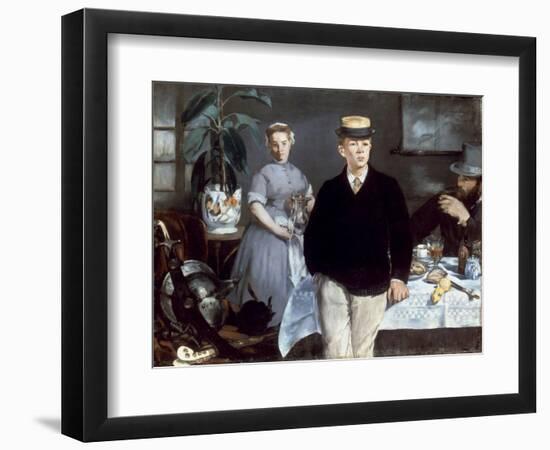 Manet: Luncheon, 1868-Edouard Manet-Framed Giclee Print