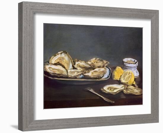 Manet: Oysters, 1862-Edouard Manet-Framed Giclee Print