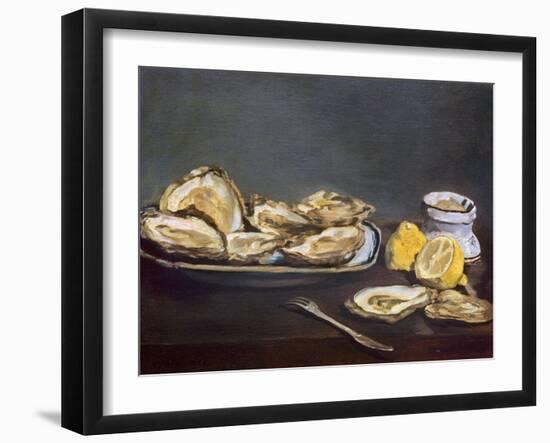 Manet: Oysters, 1862-Edouard Manet-Framed Giclee Print