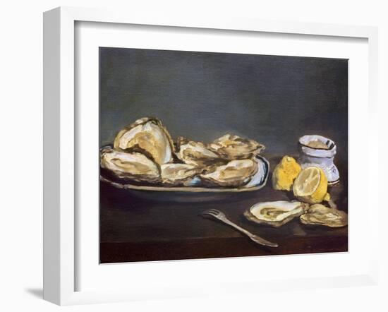 Manet: Oysters, 1862-Edouard Manet-Framed Giclee Print