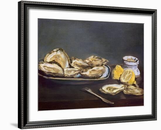 Manet: Oysters, 1862-Edouard Manet-Framed Giclee Print