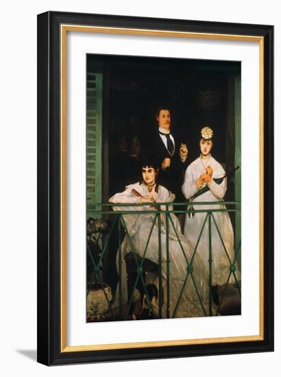 Manet: The Balcony, 1869-Edouard Manet-Framed Giclee Print