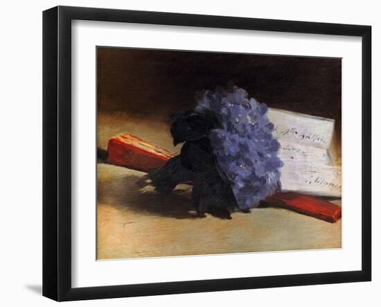 Manet: Violets, 1872-Edouard Manet-Framed Giclee Print