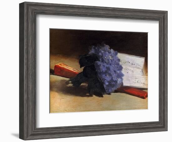 Manet: Violets, 1872-Edouard Manet-Framed Giclee Print