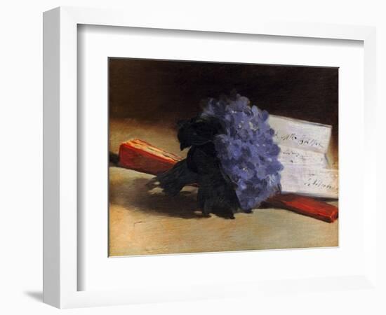 Manet: Violets, 1872-Edouard Manet-Framed Giclee Print