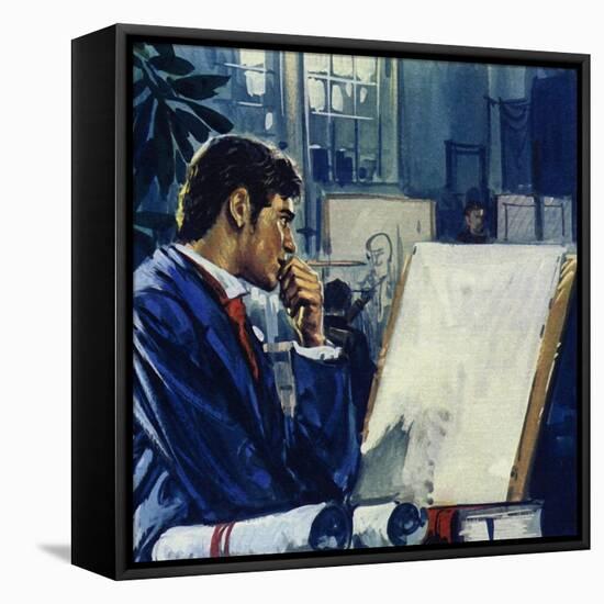 Manet Was Given a Choice by His Father: the Civil Service or the Navy-Luis Arcas Brauner-Framed Premier Image Canvas