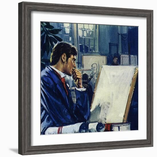 Manet Was Given a Choice by His Father: the Civil Service or the Navy-Luis Arcas Brauner-Framed Giclee Print