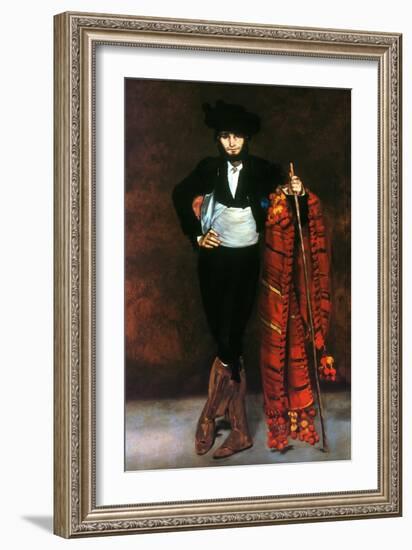 Manet: Young Man, 1863-Edouard Manet-Framed Giclee Print