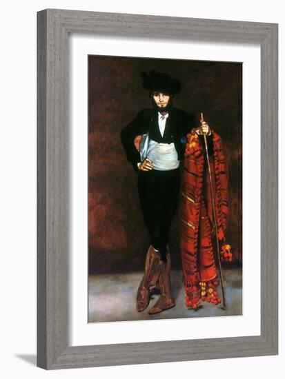 Manet: Young Man, 1863-Edouard Manet-Framed Giclee Print