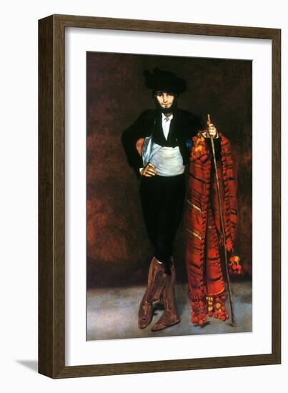 Manet: Young Man, 1863-Edouard Manet-Framed Giclee Print