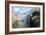 Manfred on the Jungfrau, 1837 (W/C on Paper)-John Martin-Framed Giclee Print