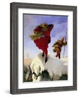 Manfred on the Jungfrau, 1840-61-Ford Madox Brown-Framed Giclee Print
