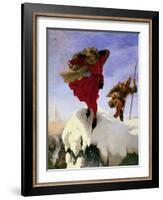 Manfred on the Jungfrau, 1840-61-Ford Madox Brown-Framed Giclee Print