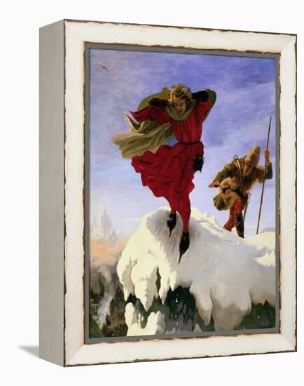 Manfred on the Jungfrau, 1840-61-Ford Madox Brown-Framed Premier Image Canvas