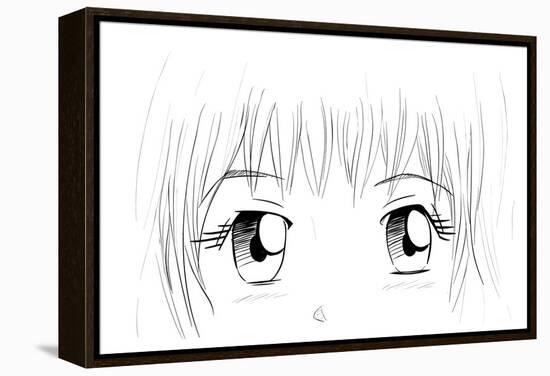 Manga Eyes-yienkeat-Framed Stretched Canvas