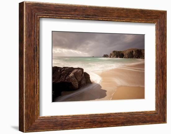 Mangerstadh Beach. Lewis, Western Isles, Scotland, April 2012-Peter Cairns-Framed Photographic Print