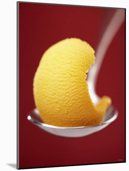 Mango Sorbet on a Spoon-Marc O^ Finley-Mounted Photographic Print