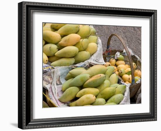 Mangos at Fruit and Vegetable Market, Khon Kaen, Thailand-Gavriel Jecan-Framed Photographic Print