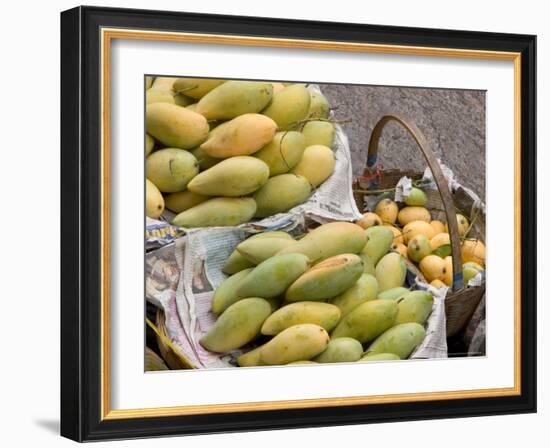 Mangos at Fruit and Vegetable Market, Khon Kaen, Thailand-Gavriel Jecan-Framed Photographic Print