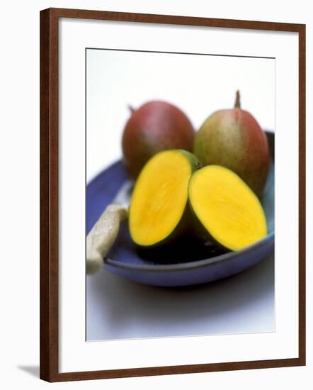 Mangos, One Cut Open-William Lingwood-Framed Photographic Print