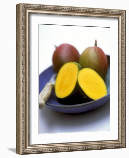 Mangos, One Cut Open-William Lingwood-Framed Photographic Print