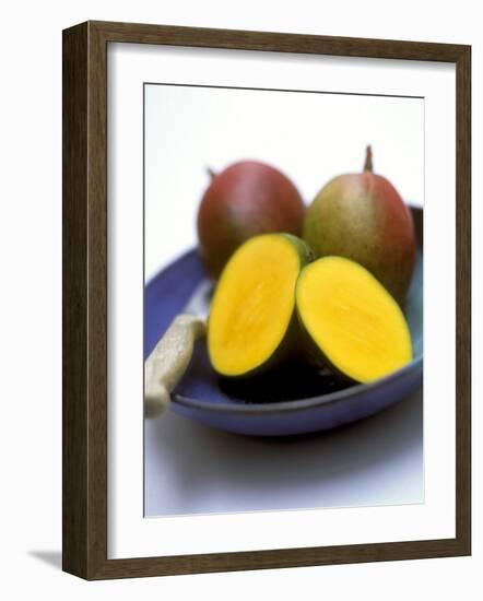 Mangos, One Cut Open-William Lingwood-Framed Photographic Print