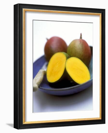 Mangos, One Cut Open-William Lingwood-Framed Photographic Print