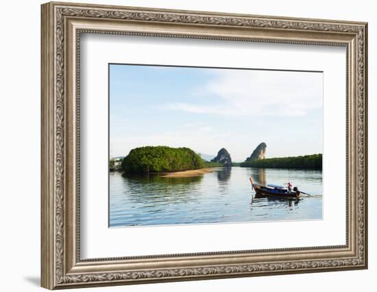 Mangrove Forest on Krabi Estuary, Krabi, Thailand, Southeast Asia, Asia-Christian Kober-Framed Photographic Print