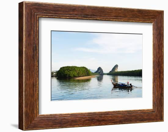 Mangrove Forest on Krabi Estuary, Krabi, Thailand, Southeast Asia, Asia-Christian Kober-Framed Photographic Print