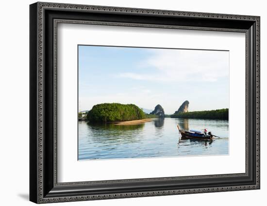 Mangrove Forest on Krabi Estuary, Krabi, Thailand, Southeast Asia, Asia-Christian Kober-Framed Photographic Print