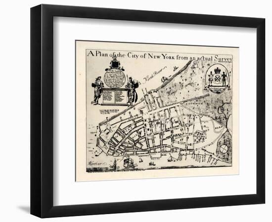 Manhattan 1728-null-Framed Giclee Print