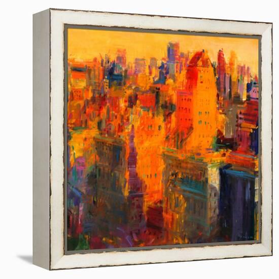 Manhattan, 2011-Peter Graham-Framed Premier Image Canvas