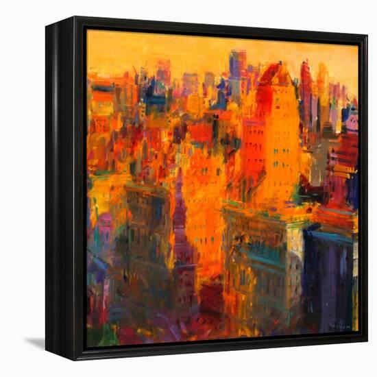 Manhattan, 2011-Peter Graham-Framed Premier Image Canvas