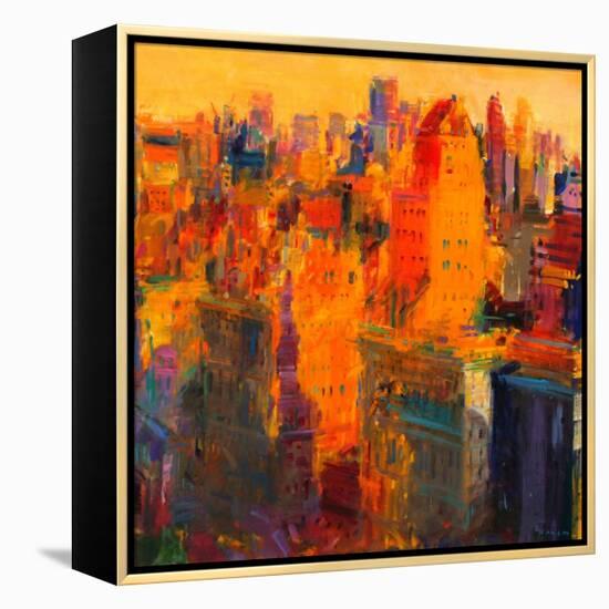 Manhattan, 2011-Peter Graham-Framed Premier Image Canvas