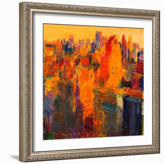 Manhattan, 2011-Peter Graham-Framed Giclee Print